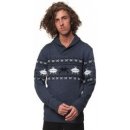 Pánský svetr Horsefeathers Hey Dude Sweater blue melange