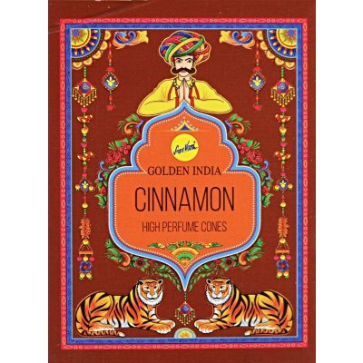 Sree Vari Vonné kužely tekoucí kouř CINNAMON 10 ks – Zboží Dáma