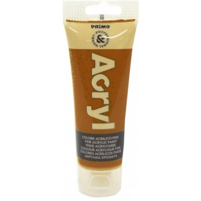 Primo Akrylová barva tuba 75ml hnědá 935577 – Zboží Dáma