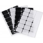 Suchý zip samolepicí obdélníčky 25x32 mm - 2 černá – Zboží Mobilmania