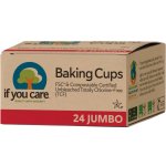 If you care Papírové košíčky na pečení jumbo 24 kusů – Zboží Mobilmania