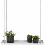 Esschert Design Závěs na květiny WINDOW DRESSING 38 x 15 cm bílá – Zboží Mobilmania
