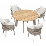 HIGOLD NL Zahradní 4 místná jídelní souprava AIO TAUPE WHITEHG205590TW – Hledejceny.cz