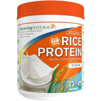 Growing Naturals Rice Protein Isolate Powder 459 g