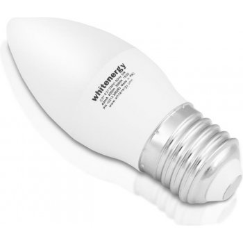 Whitenergy LED žárovka SMD2835 C37 E27 5W teplá bílá