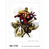 AG Design DK 1718 Samolepicí dekorace - samolepka na zeď Avengers velikost 65 cm x 85 cm