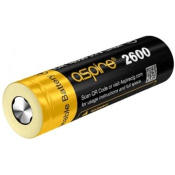 aSpire ICR baterie typ 18650 20A/40A 2600mAh