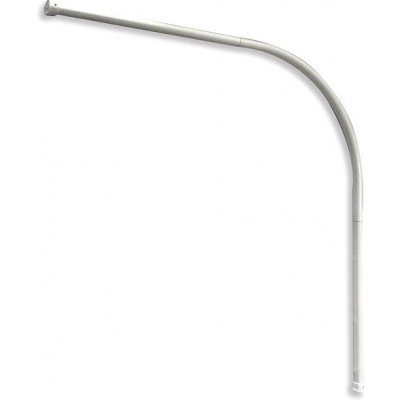 Rohová tyč pro závěs 100 x 120 cm Sapho, bílá / 0201014 – Hledejceny.cz