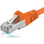 Premiumcord sp6asftp050E Patch, CAT6a S-FTP, RJ45-RJ45, AWG 26/7, 5m, oranžový – Zboží Živě