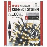 Emos D1AN02 Standard LED spojovací vánoční řetěz blikající 10 m venkovní teplá studená bílá – Zboží Dáma