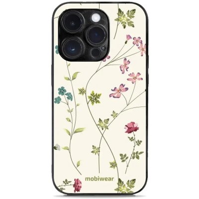 Pouzdro Mobiwear Glossy Apple iPhone 14 Pro - G035G - Tenké rostlinky s květy – Zboží Mobilmania