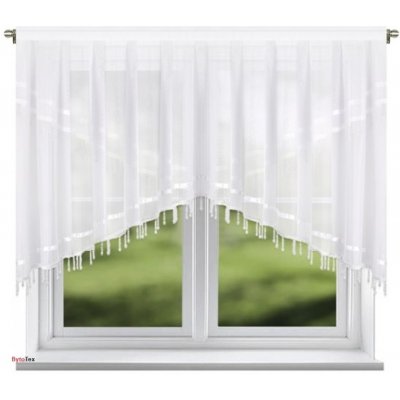 BytoTex Voálová záclona LG 247 bílá 200x130 cm – Hledejceny.cz