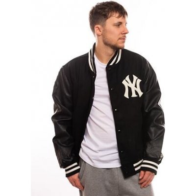 New Era MLB World Series Varsity Jacket New York Yankees Black / Off White – Zboží Mobilmania