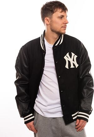 New Era MLB World Series Varsity Jacket New York Yankees Black / Off White