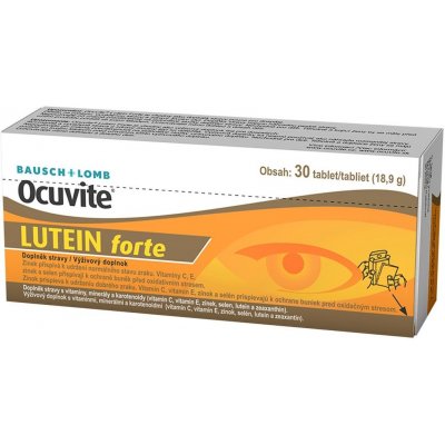 Ocuvite Lutein Forte 30 tablet – Hledejceny.cz