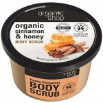 Organic Shop tělový peeling Med a Skořice 250 ml – Zboží Dáma