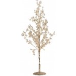 Zlatý vánoční stromeček s kamínky a třpytkami - 9*9*50 cm - Clayre & Eef – Zboží Mobilmania