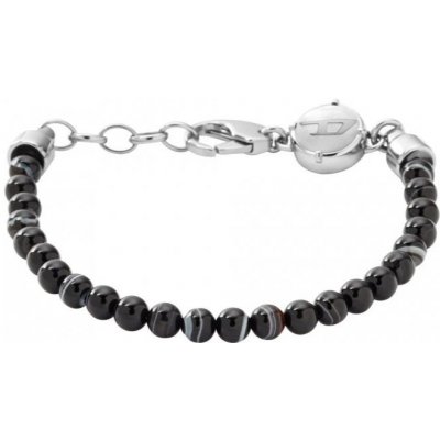 Diesel Slušivý korálkový náramek pro muže DX0848040 – Zbozi.Blesk.cz