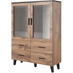 Vitrína LOTTA 120 2D4S – Zbozi.Blesk.cz