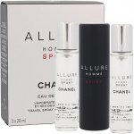 Chanel Allure Homme Sport EDT 3 x 20 ml 60 ml Chanel dárková sada – Hledejceny.cz