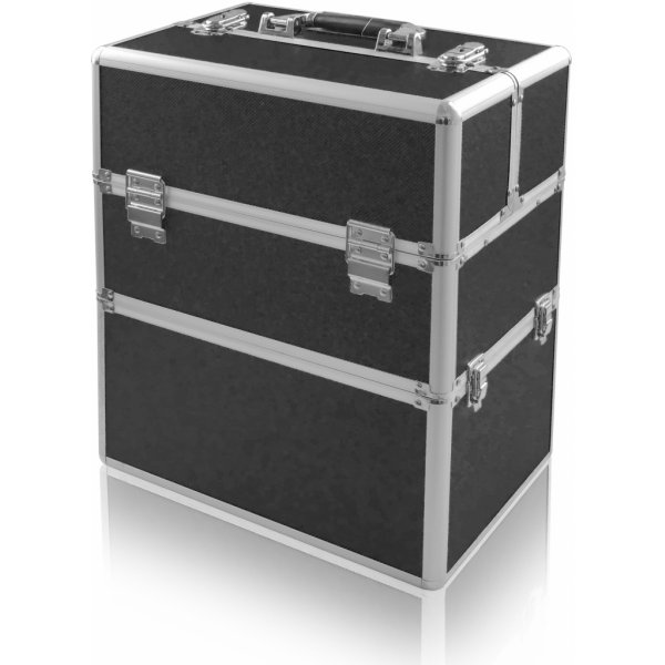 Kosmetický kufřík NANI dvoudílný kosmetický kufřík NN48 Black