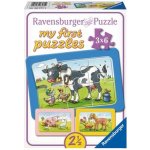 Ravensburger Moje první Rámové Dobrízvířecí kamarádi 3 x 6 dílků – Hledejceny.cz