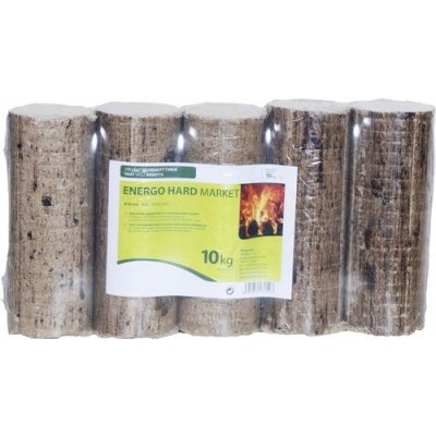 ENERGO HARD MARKET Dřevěné brikety válcové 10 kg – Zboží Mobilmania