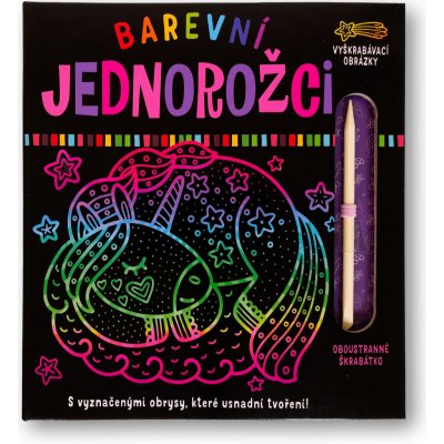 Barevní jednorožci Vyškrabávací obrázky – Zboží Dáma