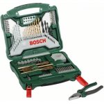 BOSCH 70dílná sada příslušenství X-Line s kleštěmi v kufru na příslušenství 2607017197 – Hledejceny.cz