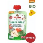 HOLLE Power Parrot Bio pyré hruška jablko špenát 6 x 100 g – Hledejceny.cz