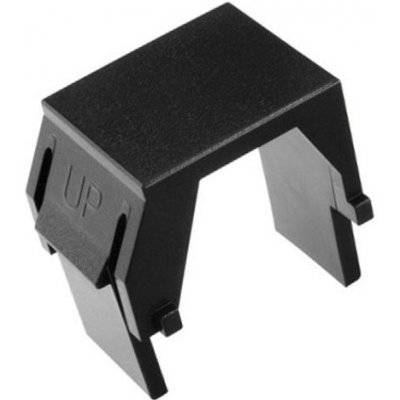 Solarix Keystone záslepka do modulárních patch panelů nebo zásuvek černá / 10ks SXKJ-0-BK – Zboží Živě