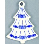 Cibulák Vánoční ozdoba stromeček 8,5 cm originální cibulákový porcelán Dubí cibulový vzor – Hledejceny.cz