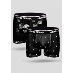 John Frank pánské boxerky JF2BHYPE08-MONEY černá