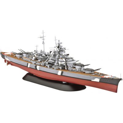 Revell Plastikový model lodě 05098 Bismarck Bitevní loď 1:700 – Zbozi.Blesk.cz