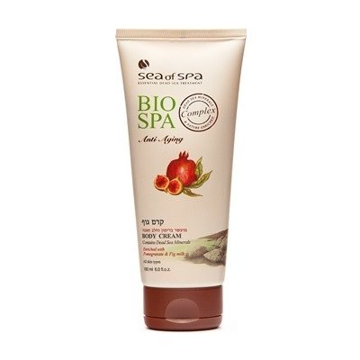 Sea of Spa Bio Spa tělový krém s granátovým jablkem a fíkem (Body Cream Enriched With pomegranate & Fig Milk) 180 ml