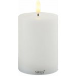 SIRIUS Dobíjecí LED svíčka Sille bílá 7,5 x 10 cm – Hledejceny.cz