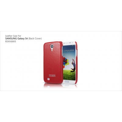 Pouzdro ICARER Leather Back Cover Samsung i9500/i9505 Galaxy S4 - červené