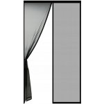 Moskytiéra do dveří a oken, odolná, černá 120x220 cm Cinkee – Hledejceny.cz