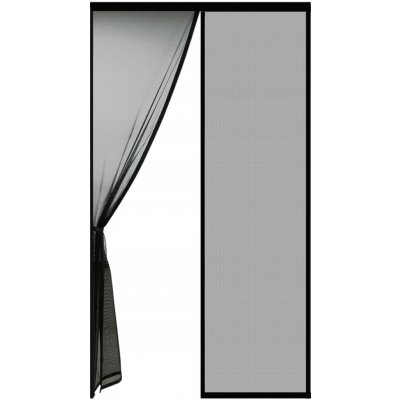 Moskytiéra do dveří a oken, odolná, černá 120x220 cm Cinkee – Hledejceny.cz