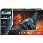 Revell slepovací model FLockheed Martin F-117A Nighthawk Stealth Fighter 1:72 – Zboží Dáma
