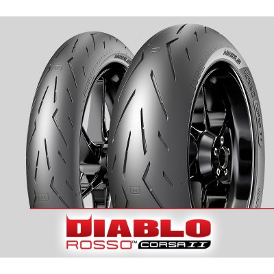 PIRELLI DIABLO ROSSO CORSA 2 120/70 R17 58W – Zboží Mobilmania