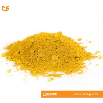 Pigment žlutá písková 0.5 kg – Zboží Mobilmania