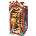 RoboTime 3D skládačka Zarážka na knihy Vánoční ulička – Zboží Mobilmania