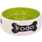 Dog Fantasy Keramická Miska potisk kost 16 x 6 cm 0,77 l – Hledejceny.cz