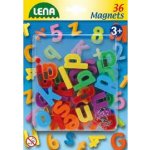 Lena magnetická písmena malá plast 30mm 36 ks