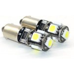 Interlook LED 12V LED BA9S 5SMD5050 H6W Y 1W – Zboží Mobilmania