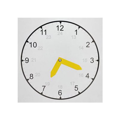 Ceasar Office Školní hodiny bílé - hranaté 100834 – Zbozi.Blesk.cz