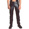 SM, BDSM, fetiš Mister B Leather Jeans Buttons kožené kalhoty 35