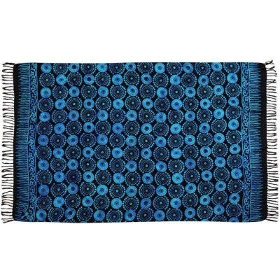 Sarong Louka černo-modrý – Zboží Dáma