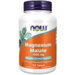 Now Foods Magnesium Malate hořcík malát 1000 mg 180 tablet – Hledejceny.cz